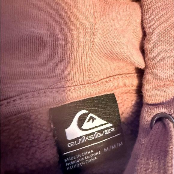 Quiksilver Mauve Hoodie - Comfy, Cute and Trendy! - Picture 4 of 4